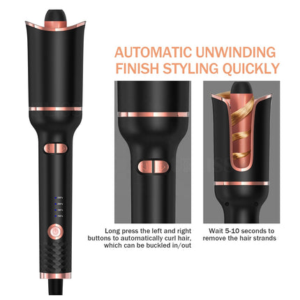 Stridenurture Premium Automatic Hair Curler Wand