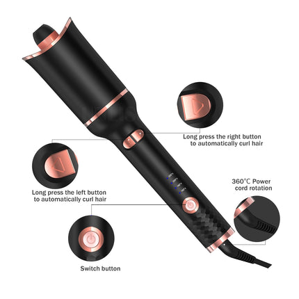 Stridenurture Premium Automatic Hair Curler Wand